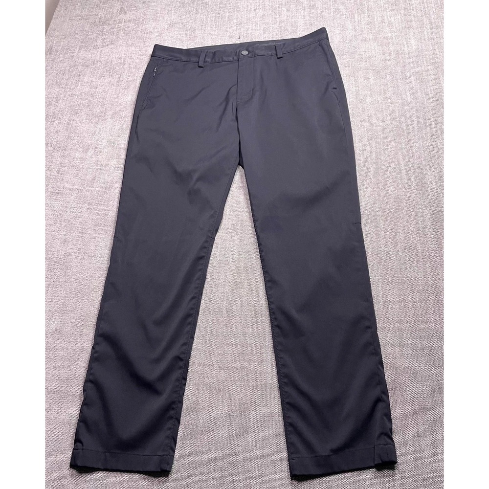 Tommy Bahama Pants Mens 36x32 Black Casual Stretch Slash Pockets Straight Leg